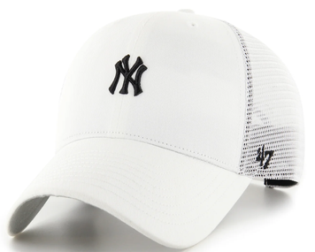 Кепка-тракер 47 Brand NEW YORK YANKEES BASE RUNNER білий Уні OSFA