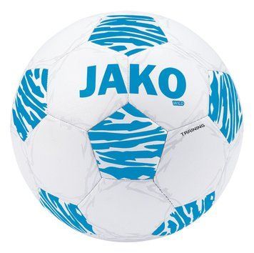 Мяч футбольный Jako Training ball Wild белый, синий Уни 5