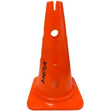 Конус для шестов и колец Meta Training Cone with Holes & Slit оранжевый Уни 30 см