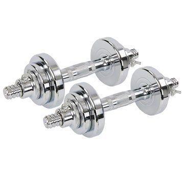 Гантели разборные хромированные SP-Sport TA-8059-10 2шт по 5кг
