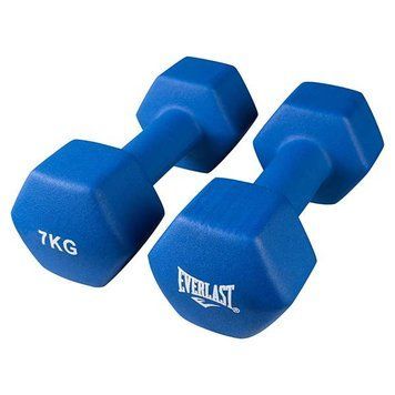 Гантелі неопренові Everlast 7 кг Сині