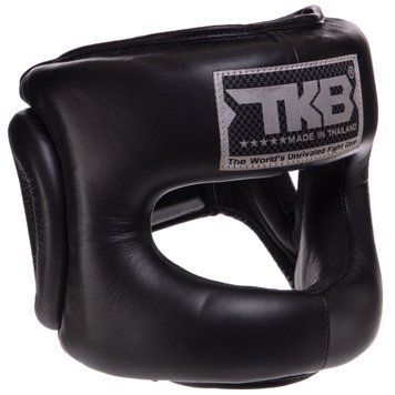 Шолом боксерський з шкіряним бампером TOP KING Pro Training TKHGPT-OC Чорний S