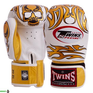 Боксерські рукавиці шкіряні TWINS FBGVL3-31 10-18 унцій кольори в асортименті
