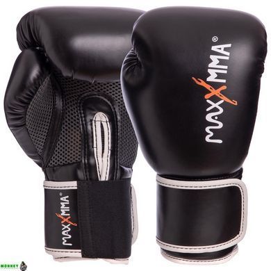 Рукавички боксерські MAXXMMA GB01S Чорний 12 унції