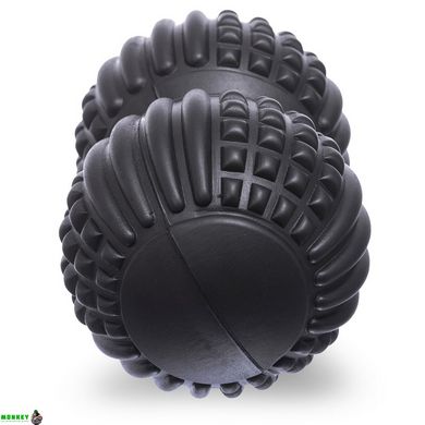 Мяч массажный кинезиологический двойной Duoball SP-Sport FI-1686 цвета в ассортименте