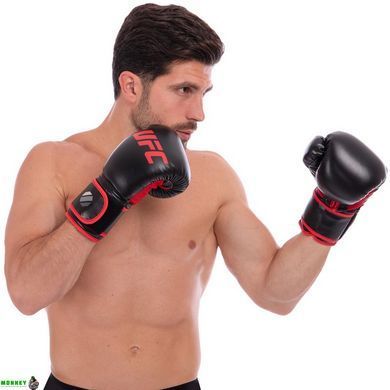 Боксерські рукавиці UFC Myau Thai Style UHK-69680 14 унцій чорний