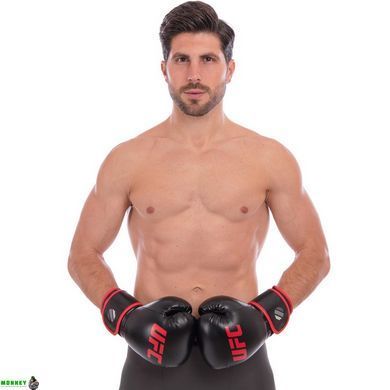 Боксерські рукавиці UFC Myau Thai Style UHK-69680 14 унцій чорний