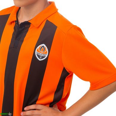 Форма футбольная детская с символикой футбольного клуба ШАХТЕР гостевая 2017 SP-Sport CO-3900-SH1 XS-XL белый-оранжевый