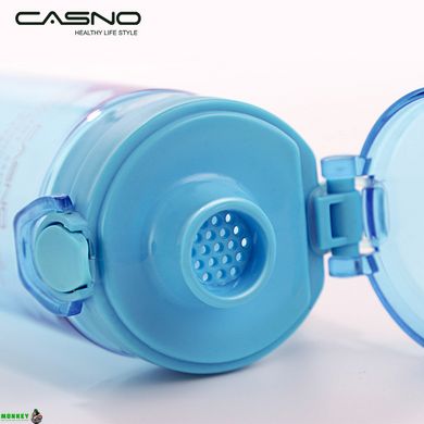 Бутылка для воды CASNO 650 мл KXN-1157 Голубая