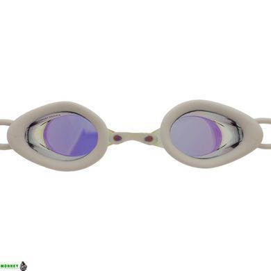 Очки для плавания стартовые MadWave STREAMLINE Rainbow M045703 Синий-черный
