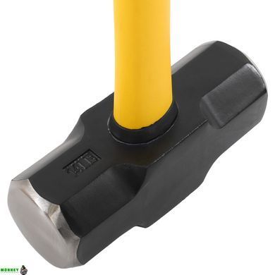 Кувалда стальная для кроссфита и функциональных тренировок HAMMER Zelart TA-9635-14LB 14LB (6,4кг) черный-желтый