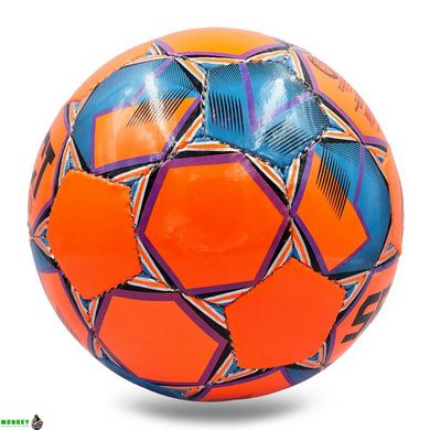 Мяч для футзала SELECT STREET ST-8156 №4 оранжевый-синий