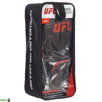Боксерські рукавиці UFC Myau Thai Style UHK-69680 14 унцій чорний