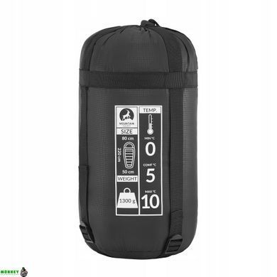 Спальний мішок (спальник) кокон Mountain Goat Pro+ 0 ...+10&deg;C R Black/Olive (P-5905973400978)