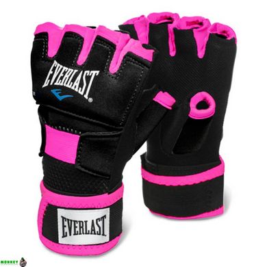 Бинти-рукавички Everlast EVERGEL HAND WRAPS чорний, рожевий Уні M/L