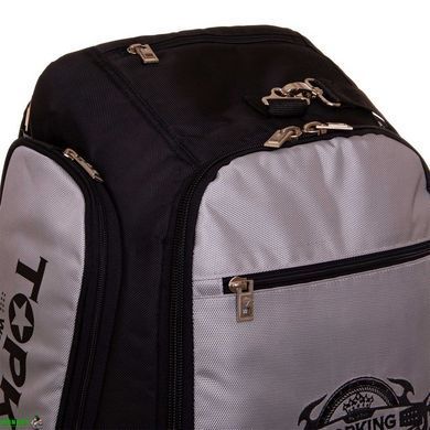 Рюкзак-сумка спортивна TOP KING TKGMB-02 55x48x34см чорний-сірий