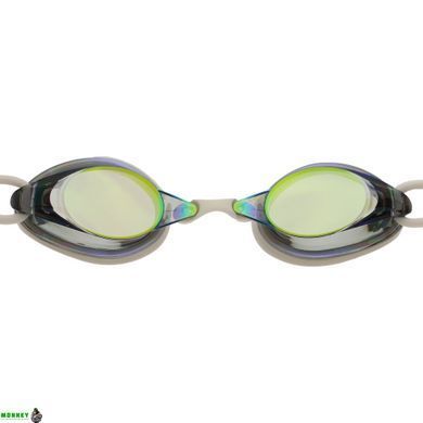 Очки для плавания стартовые MadWave STREAMLINE Rainbow M045703 Синий-черный