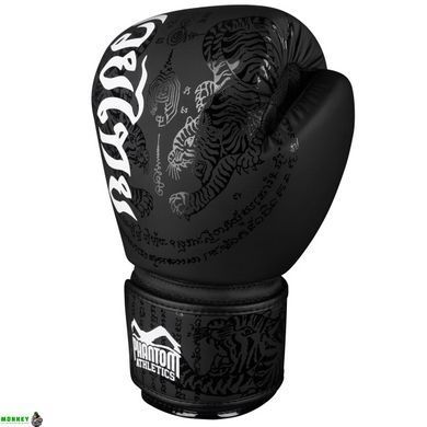 Боксерські рукавиці Phantom Muay Thai Black 10 унцій (бинти в подарунок)