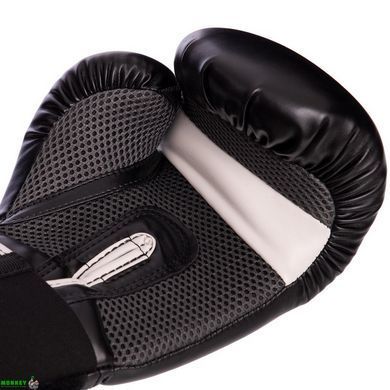 Рукавички боксерські MAXXMMA GB01S Чорний 12 унції