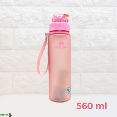 Бутылка для воды CASNO 560 мл MX-5029 Розовая