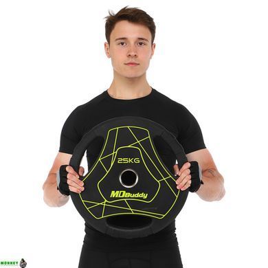 Млинці (диски) поліуретанові MD Buddy TA-9647-25 51мм 25кг чорний