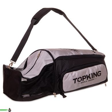Рюкзак-сумка спортивна TOP KING TKGMB-02 55x48x34см чорний-сірий