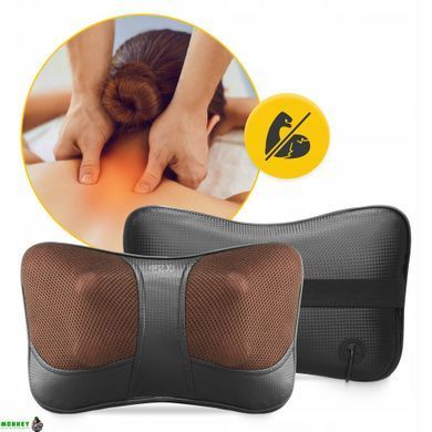Подушка-масажер 4FIZJO Shiatsu Ultra+ Brown (P-5907739319180)