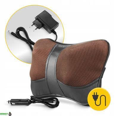 Подушка-масажер 4FIZJO Shiatsu Ultra+ Brown (P-5907739319180)