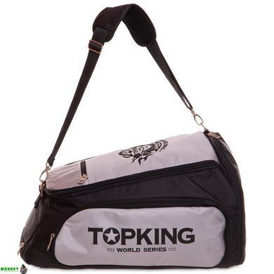 Рюкзак-сумка спортивна TOP KING TKGMB-02 55x48x34см чорний-сірий