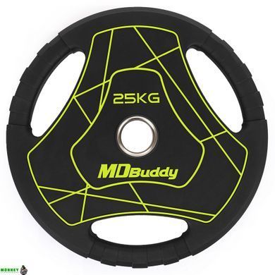 Млинці (диски) поліуретанові MD Buddy TA-9647-25 51мм 25кг чорний