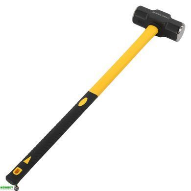 Кувалда стальная для кроссфита и функциональных тренировок HAMMER Zelart TA-9635-14LB 14LB (6,4кг) черный-желтый