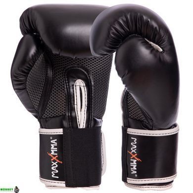 Рукавички боксерські MAXXMMA GB01S Чорний 12 унції
