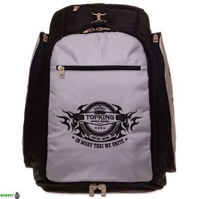 Рюкзак-сумка спортивна TOP KING TKGMB-02 55x48x34см чорний-сірий