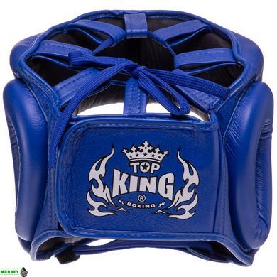 Шлем боксерский с бампером кожаный TOP KING Pro Training TKHGPT-OC Черный S