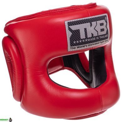 Шлем боксерский с бампером кожаный TOP KING Pro Training TKHGPT-OC Черный S