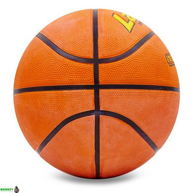 М'яч баскетбольний гумовий LANHUA Super soft Indoor S2204 №6 помаранчевий