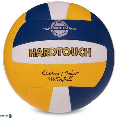 Мяч волейбольный HARD TOUCH VB-3133 Желтый-синий №5 PU