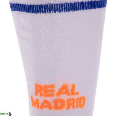 Гетры футбольные детские клубные SPOINT REAL MADRID HOME 2022 ETM2202-RM1 размер 32-39 белый