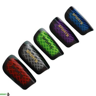 Щитки футбольные SPORTS SP-Sport FB-9729 (пластик, EVA, р-р L, цвета в ассортименте)