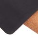 Килимок для йоги корковий каучуковий з принтом Record FI-7156-8 183x61мx0.4cм коричневий