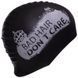 Шапочка для плавания MadWave DON'T CARE M055717 Черный