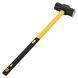 Кувалда стальная для кроссфита и функциональных тренировок HAMMER Zelart TA-9635-14LB 14LB (6,4кг) черный-желтый