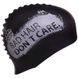 Шапочка для плавания MadWave DON'T CARE M055717 Черный
