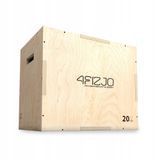 Бокс пліометричний 4FIZJO 3 в 1 60 x 50 x 40 см дерев'яний (P-5907739315403)
