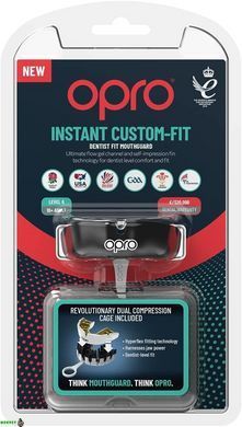 Капа OPRO Instant взрослая (возраст 11+) Black/White (art.102520001)