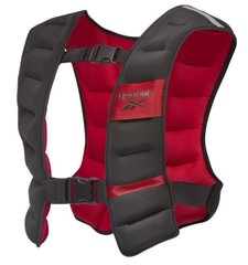 Обважнювач жилет Reebok Strength Series Weight Vest чорний, червоний Уні 3 кг