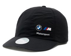 Кепка Puma BMW MMS Heritage BB Cap черный Уни OSFA