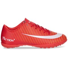 Сороконожки обувь футбольная детская Pro Action VL17562-TF-28-35-DRW DK.RED/WHITE размер 28-35 (верх-PU, подошва-RB, т.красный-белый)