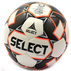 Мяч футбольный Select SUPER FIFA NEW бело-серый Уни 5