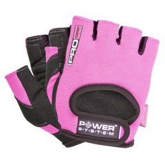 Рукавички для фітнесу і важкої атлетики Power System Pro Grip PS-2250 жіночі Pink S